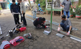 19 Juli 2022, #Probebaya Pelatihan hari ke 2 Otomotif ,Las,Tata boga  kegiatan Pemberdayaan Masyarakat  kel. Karang anyar  PRO BEBAYA thn 2022  kerja sama Cendana Training dan Pokmas kelapa gading. L