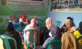 30 Juli 2022, #Probebaya Sosialisasi PHBI di Pokmas Cendana RT 12 Kelurahan Karang Anyar sungai Kunjang