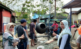 04 September 2022, #Probebaya kegiatan semenisasi di Jalan Cendana Gang 11 RT.010