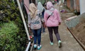 04 September 2022, #Probebaya Kegiatan semenisasi jln Cendana gang 11 RT 11 Minggu Pokmas Kelapa Gading