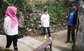 07 september 2022, #Probebaya Lurah Karang anyar bersama Kasi Ekobang & Ketua pokmas cendana meninjau kegiatan pembangunan sarana dan prasarana kegiatan pro-bebaya tahun 2022 di RT 12, RT 36 serta RT 07