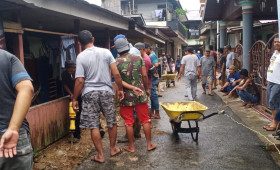 11 September 2022, #Probebaya Kegiatan perbaikan drainase jln Cendana gang 8 RT 09 pokmas Cendana
