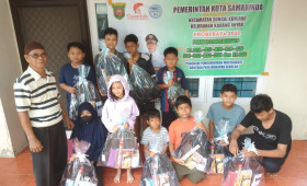 Sabtu, 24 September 2022, #Probebaya kegiatan pembagian bantuan sekolah untuk anak-anak di Wilayah Pokmas Kahor Bersatu