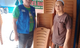 28 Oktober 2022, #probebaya pembagian APAR, seragam Dasawisma, Kipas Angin dan kursi untuk Rukun Kematian serta alat musik rebana di wilayah Pokmas Cendana, RT.003,004,005,006,007,008,009,010.