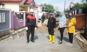 25 november 2022, Lurah Karang anyar bersama Kasi Ekobang dan LH serta Kasi pemerintahan Kel. Karang Anyar meninjau lokasi kegiatan pembangunan bidang sarana dan prasarana program probebaya kel. Karang Anyar Tahun 2022 di RT 32 serta RT 13
