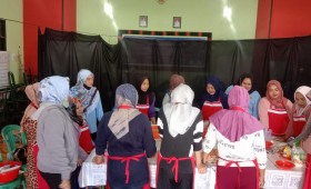 Sabtu, 20 Mei 2023 menghadiri kegiatan pelatihan tata boga dan menjahit untuk Pokmas Mek-Kah, Cendana dan Kahoi di Balai LPM Karang Anyar