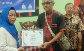 25 Mei 2023, Lurah menghadiri kegiatan penutupan pelatihan dari LPK Cendana untuk kegiatan pelatihan kerja bagi Pokmas Cendana, Gading dan Me-Kah di Balai LPM Karang Anyar.