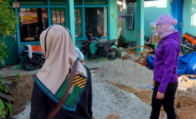 Jumat, 26 Mei 2023 Monitoring kegiatan infrastruktur RT 24 bersama Kasie Ekobang, Mardiana dan Habibah sebagai pendamping infrastruktur kec sungai kunjang