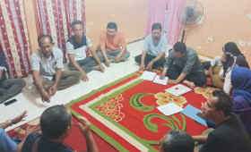 Kamis, 07 Desember 2023, Kasie Ekobang dan staf menghadiri dan mengawasi jalannya kegiatan Rembuk warga di RT. 009,010,036 untuk penentuan kegiatan Probebaya di tahun 2024