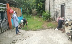 Jumat, 06 September 2024, Kasie Ekobang, staf, Pengawas Kegiatan Probebaya dan ditemani para pengurus Pokmas Kelapa Gading melakukan pengecekan Kegiatan Probebaya bidang Sapras di RT.002, 014, 015 Karang Anyar.