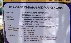 Jumat, 13 September 2024 Kegiatan semenisasi jalan dan perbaikan drainase di RT.007, Jln. Cendana Komp.PDAM