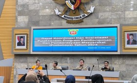 Jumat, 11 April 2025, Kasie Kesra menghadiri Rakor dan Sosialisasi Pelaksanaan Probebaya tahun 2025 di Ruang Rapat Mangkupalas Balaikota Samarinda, Jln. Kesuma Bangsa.