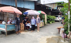 Kamis, 18 September 2025, Kelurahan Karang Anyar melakukan monitoring kegiatan Infrastruktur Probebaya bidang Sapras berupa pembangunan pagar batas Posyandu dan Semenisasi Jalan di Jalan Tengkawang RT.015.