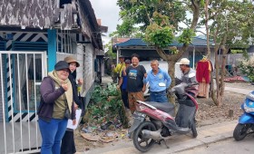 Rabu, 21 Januari 2026, Kelurahan Karang Anyar bersama Pokmas melakukan kegiatan Pengukuran dan peninjauan 0% kegiatan infrastruktur Probebaya Kelapa Gading anggaran tahun 2026.